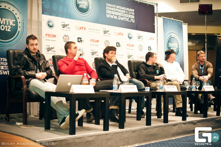 SWMC 2012, Евгений Сафронов, Анна Писарская, Тодд Бернс, Андрей Резников, клубная индустрия