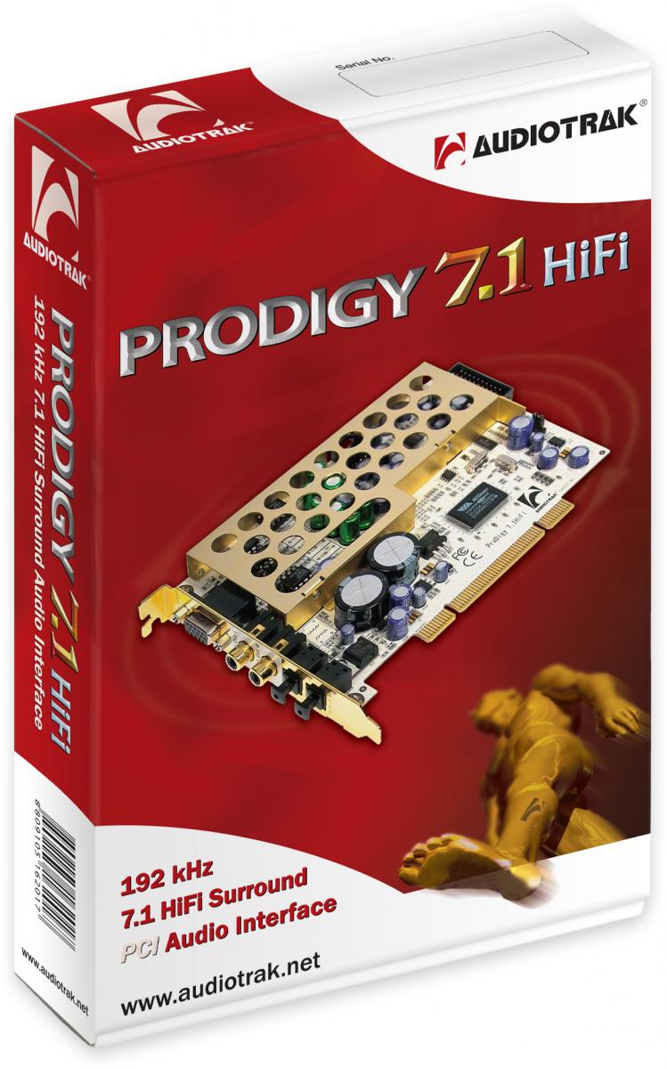 audiotrak prodigy 7.1, audiotrak prodigy 7.1 h, Звуковая карта Audiotrak Prodigy