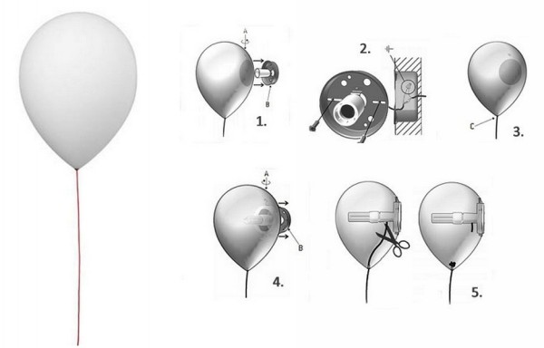Balloon Lamp, Estiluz, Необычный светильник, самые необычные светильники