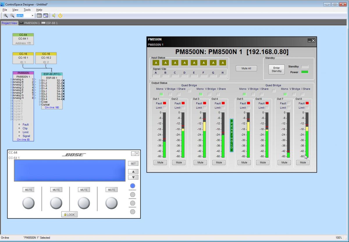 Интерфейс программы ControlSpace  Designer