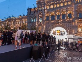 Christian Dior на красной площади, Christian Dior 9 июля, MF Group