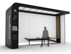 уличная мебель, инновационные остановки, City Furniture, Bus Shelter System 
