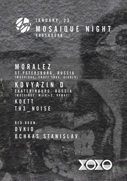 MOSAIQUE NIGHT / Краснодар @ XOXO [23.01.2016]