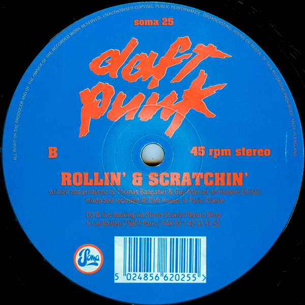 Daft Punk – Rollin & Scratchin’ (Soma), 1995