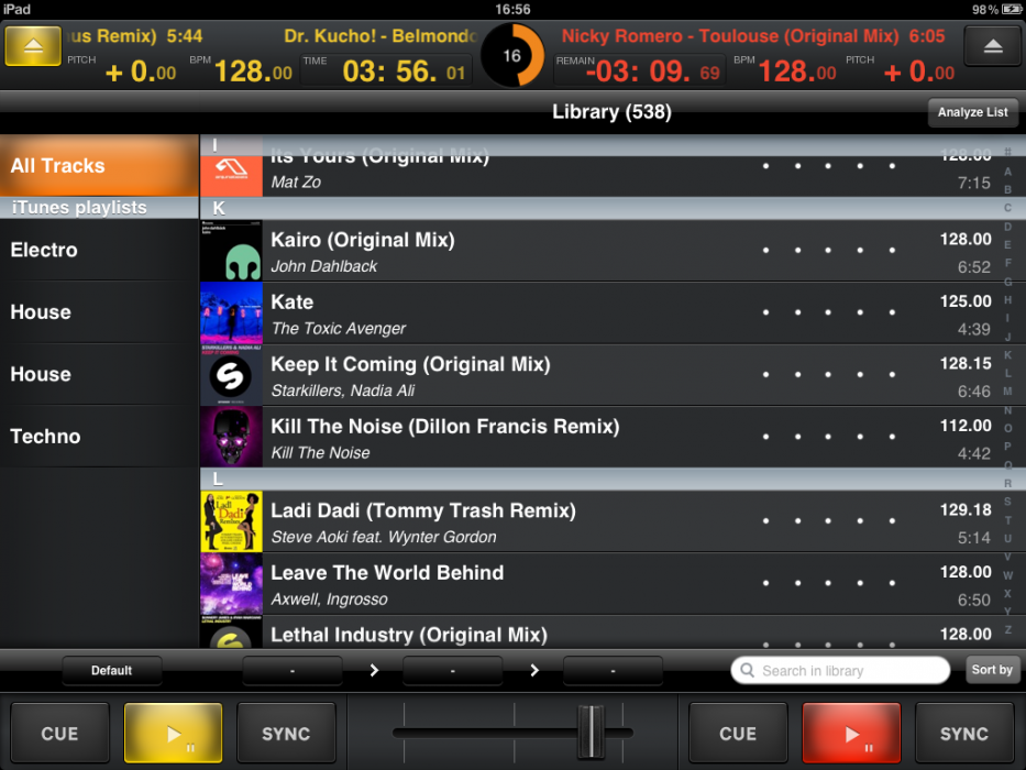 CrossDJ iPad, CrossDJ, CrossDJ для iPad, CrossDJ обзор, CrossDJ фото, приложение CrossDJ, CrossDJ скачать, CrossDJ цена